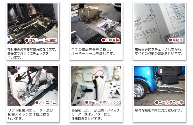 修理・点検の様子